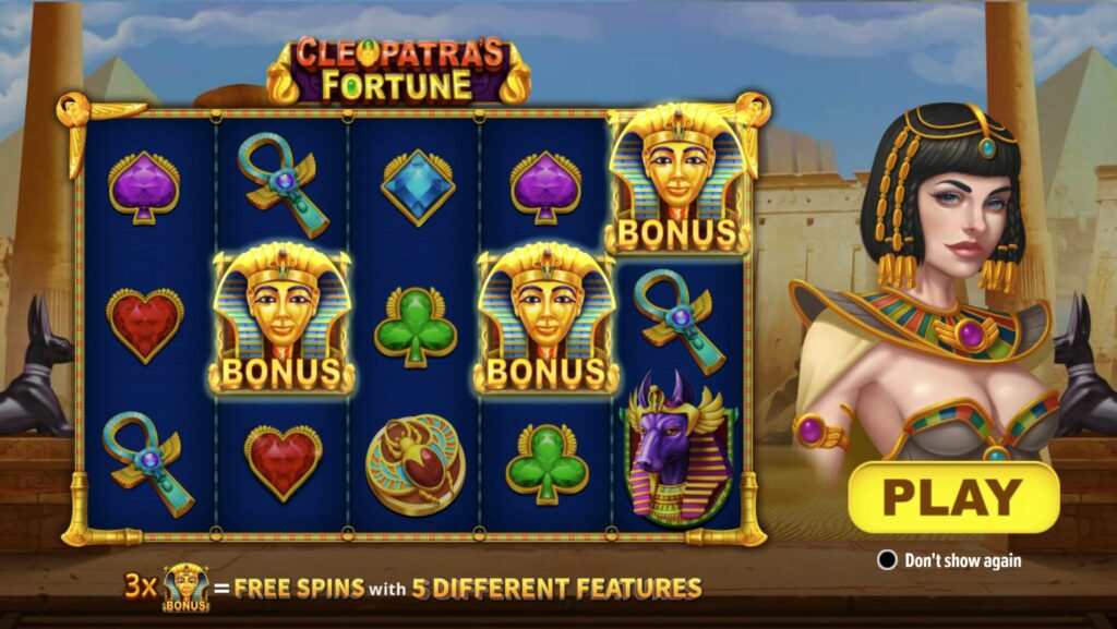Cleopatra’s Fortune Slot 5x3 Layout