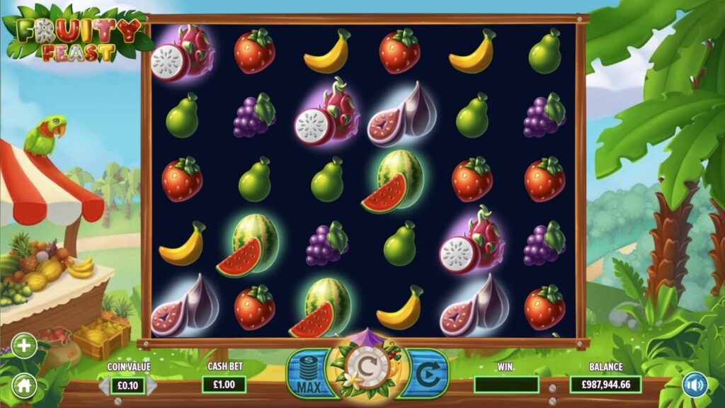 fruity feast slot grid 