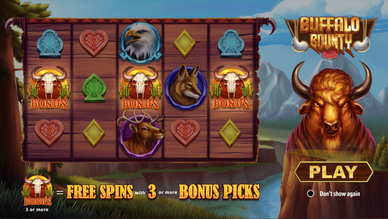 buffalo bounty slot screenshot